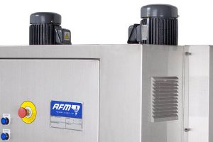 Two independent VFD air flow controls allow adjustment of air flow in two separate zones