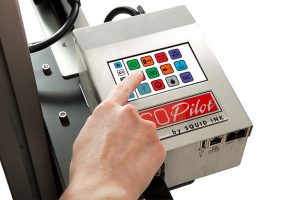 A 4.3” full color touchscreen provides access to the systems internal messages and print functions.